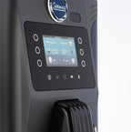 Carimali BlueDot compact coffee machine in white with six selection buttons, front view
