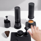 zeroHero Mechanic electric grinder in black, side view