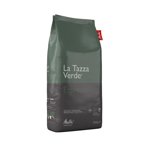 Melitta La Tazza Verde Espresso whole beans, 1000 g bag