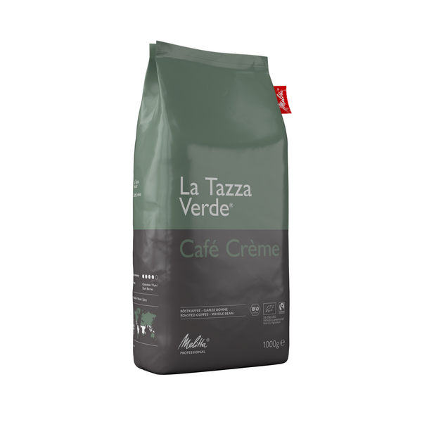 Melitta La Tazza Verde Café Crème whole beans, 1000 g bag