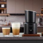 zeroHero Lark electric milk frother with detachable pitcher