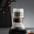 zeroHero Melody Pour Over Coffee Set with dripper, glass server and filter papers