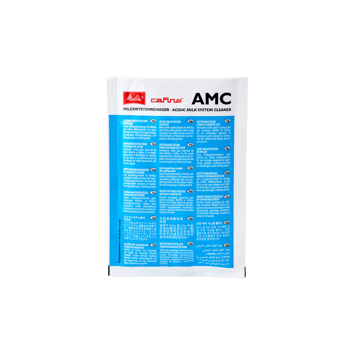 Melitta AMC Milk System Cleaner powder, pack shot