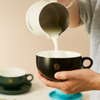 zeroHero 90 ml ceramic espresso cup with C-handle