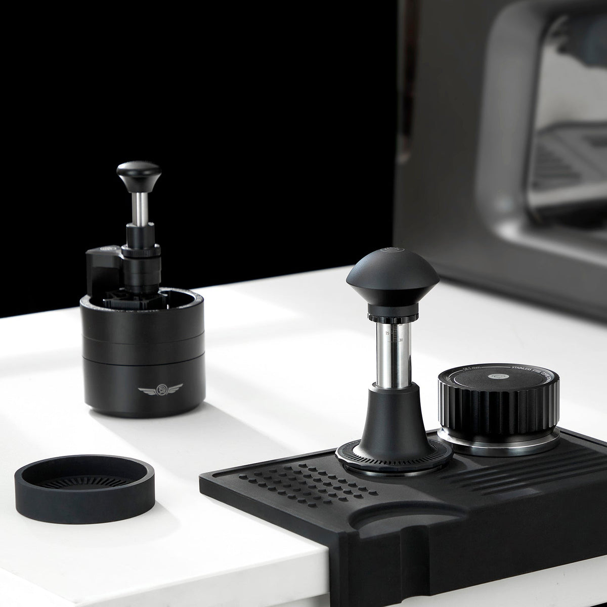 zeroHero Espresso Barista Tool Set with tamper, WDT tool and distributor