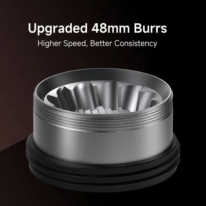 zeroHero Z4 hand grinder in black, side view