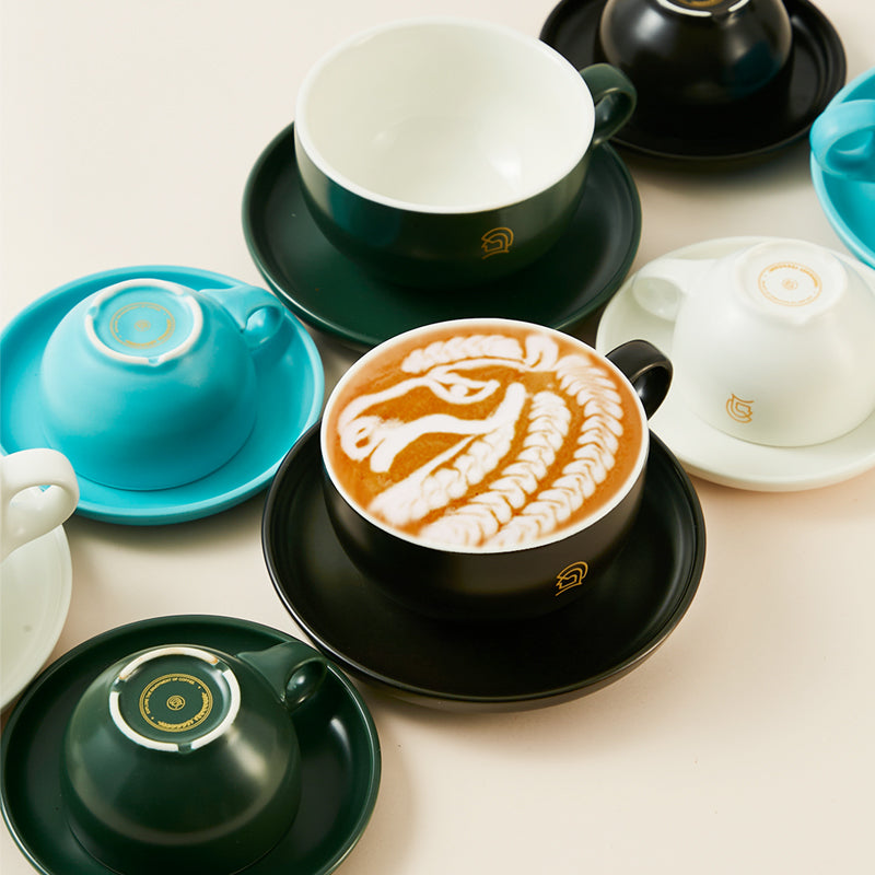zeroHero 90 ml ceramic espresso cup with C-handle