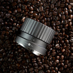zeroHero Thor Gravity Distributor Pro espresso distributor, angled view