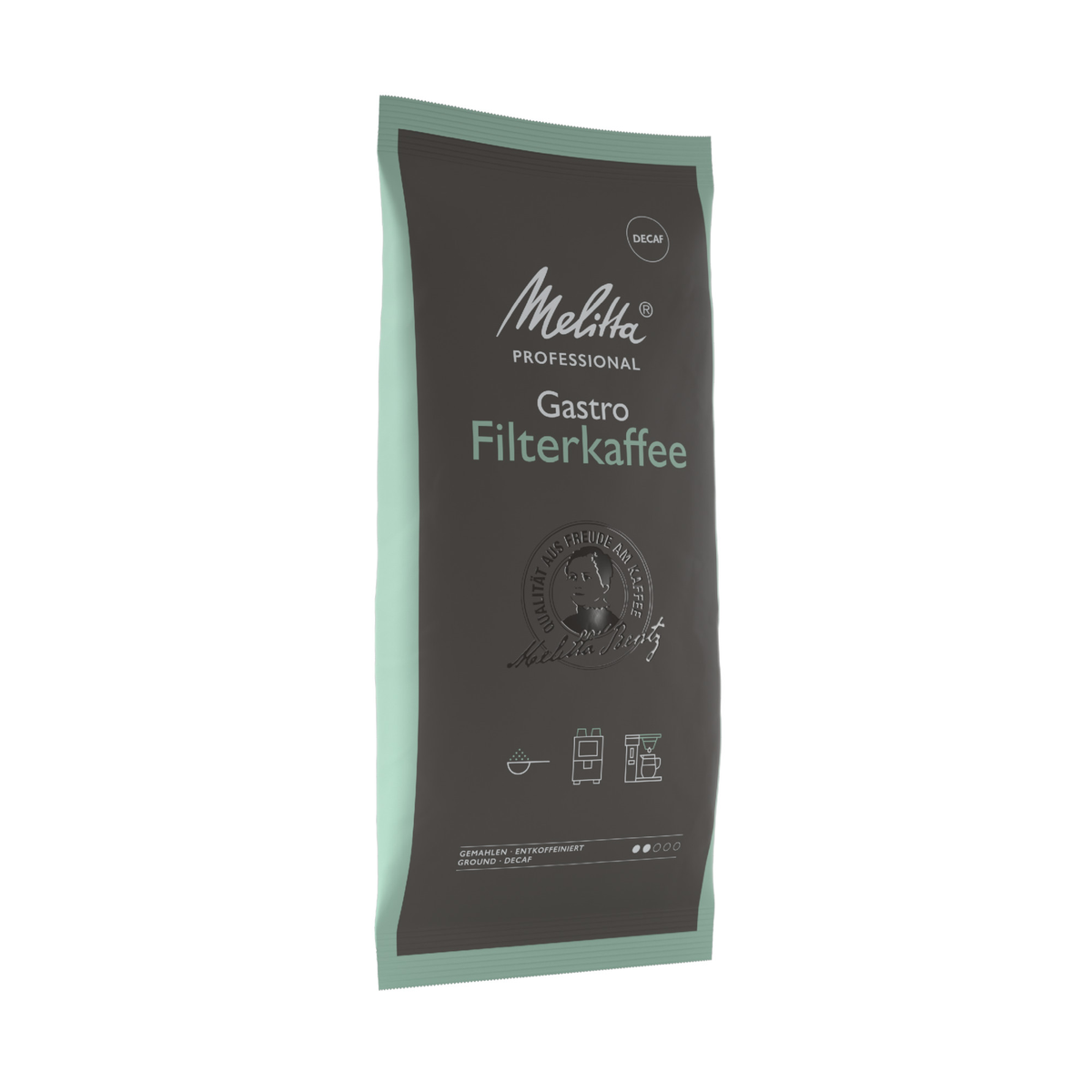 Melitta Gastro Filterkaffee decaffeinated ground coffee, pack
