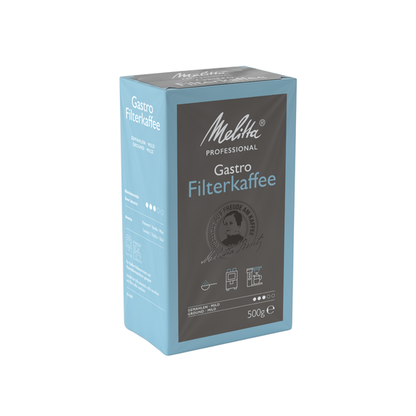 Melitta Gastro Filterkaffee mild ground coffee, 500 g pack