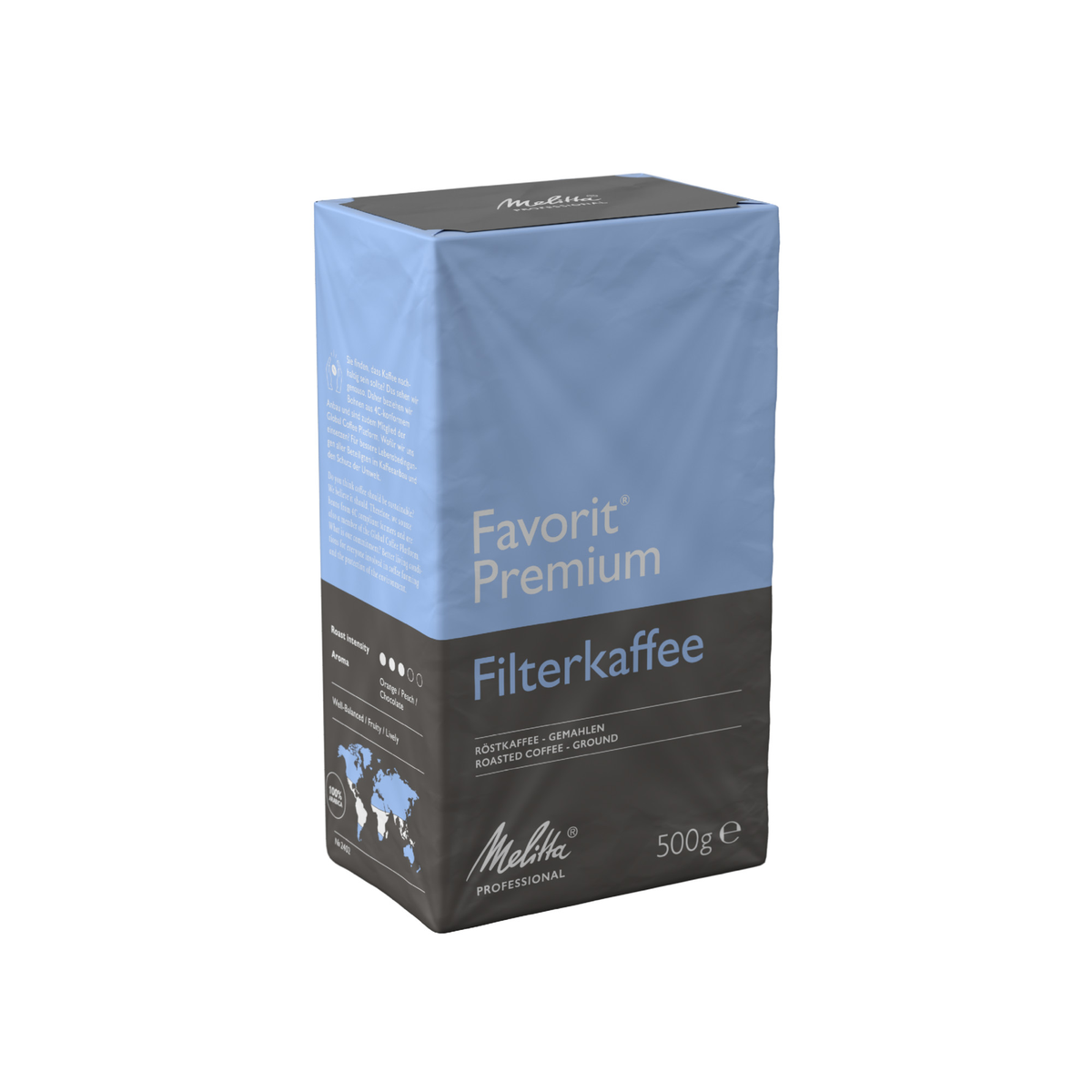 Melitta Favorit Premium ground coffee, 500 g pack