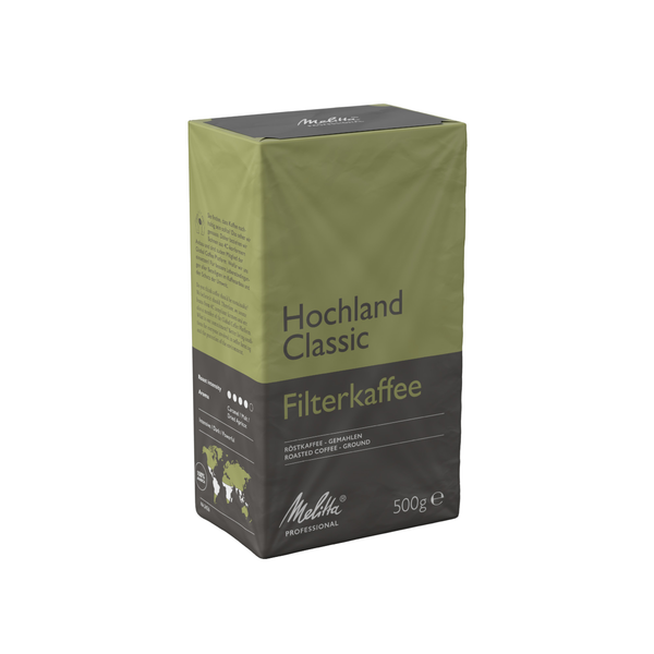 Melitta Hochland Classic ground coffee, 500 g pack