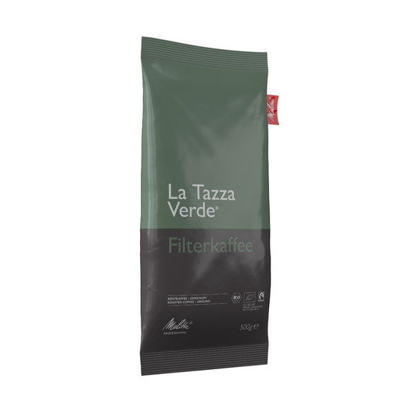 Melitta La Tazza Verde ground filter coffee, 500 g pack