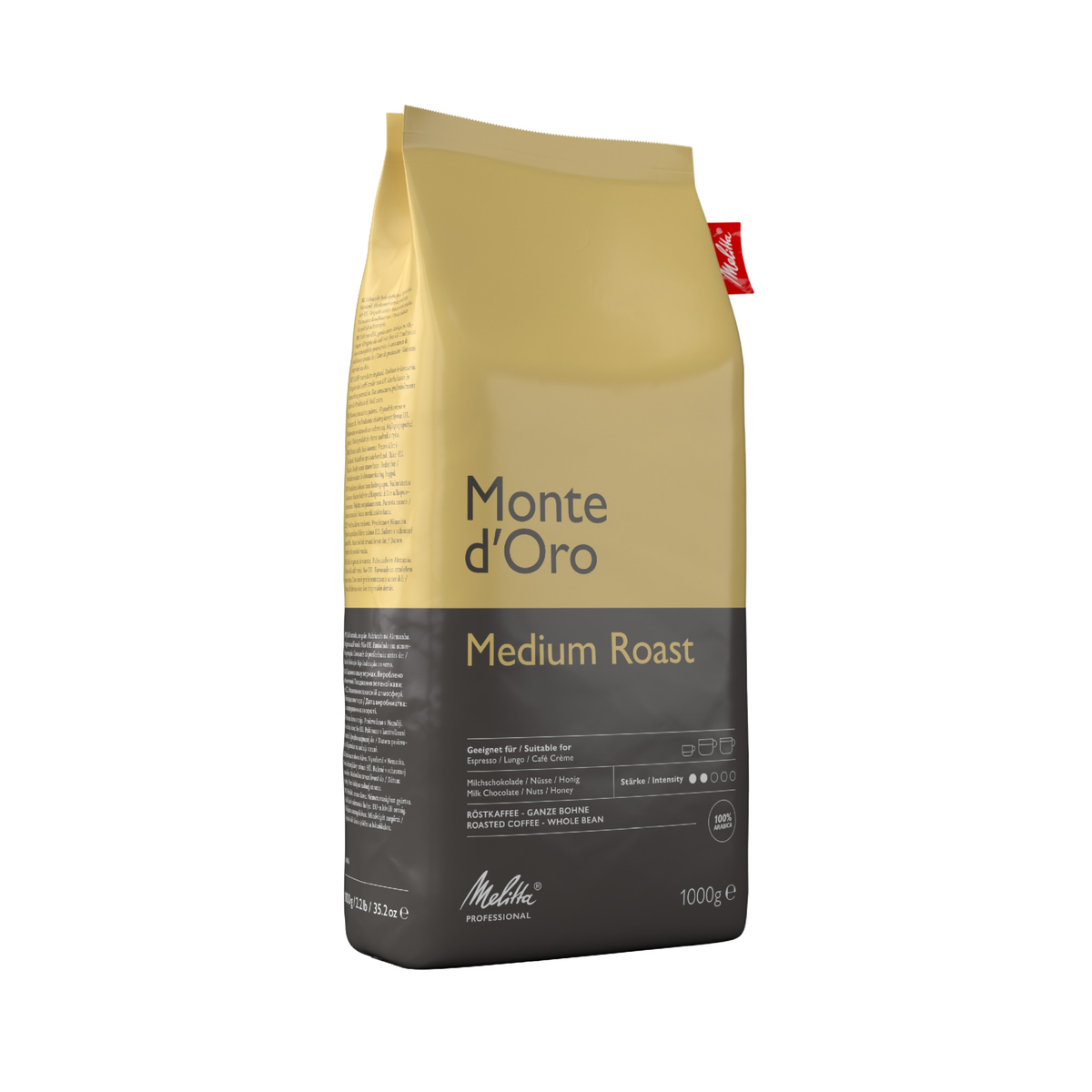 Melitta Monte d'Oro Medium Roast whole beans, 1000 g bag