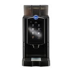 Carimali Armonia Light fully automatic coffee machine in black, front view