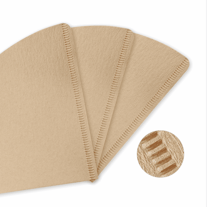 zeroHero Coffee Filter Papers V02, Wood colour