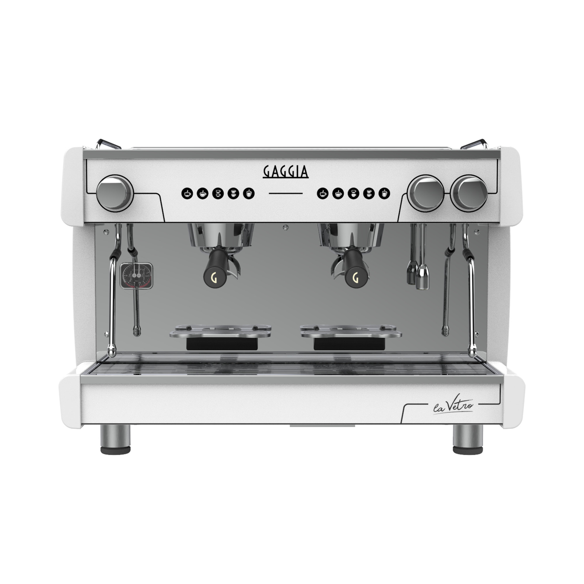 Gaggia La Vetro, 2 groups, Tall Cup, White