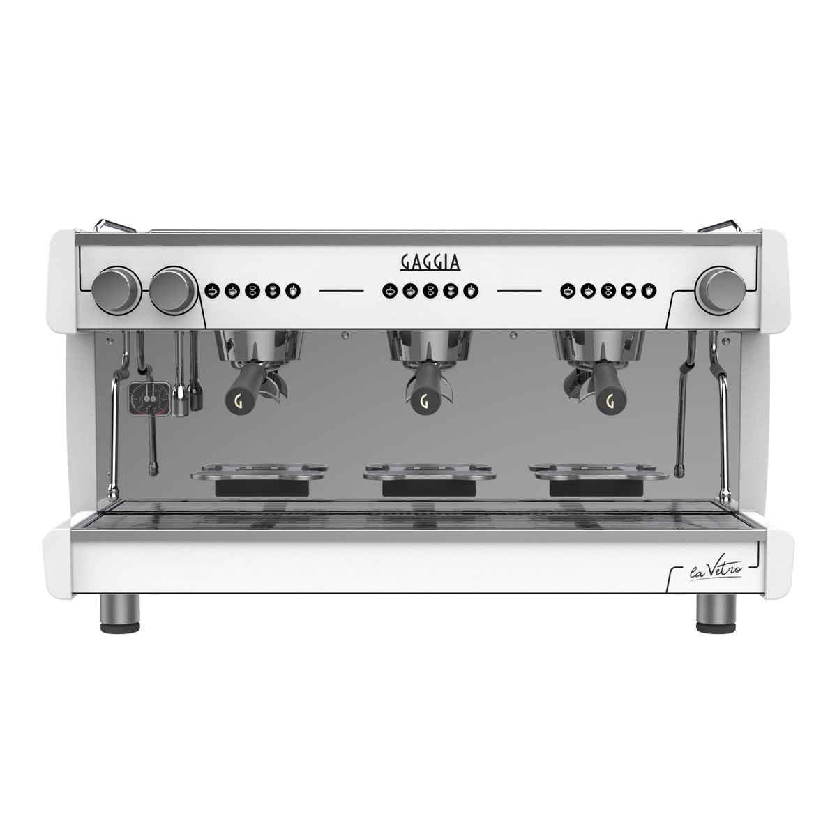 Gaggia La Vetro, 3 groups, Tall Cup, White