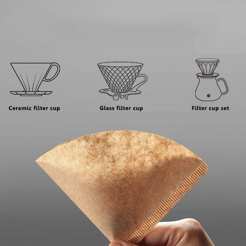 zeroHero V01 Coffee Filter Papers, V-shaped paper filters