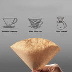 zeroHero V01 Coffee Filter Papers, V-shaped paper filters