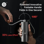 zeroHero Z3 X-Fold hand grinder, side view