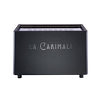 Carimali Cento traditional espresso machine, two-group version in black, front view