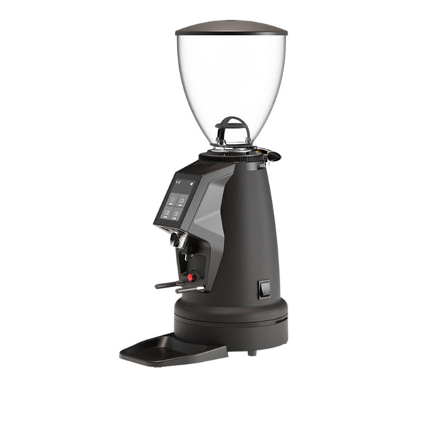 Carimali CGD65 Touch on-demand coffee grinder with touch screen, angled view