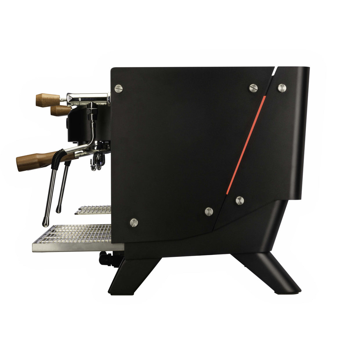 Carimali Glow traditional espresso machine, two-group version, front view