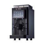 Carimali SilverAce Plus fully automatic coffee machine in black, front view