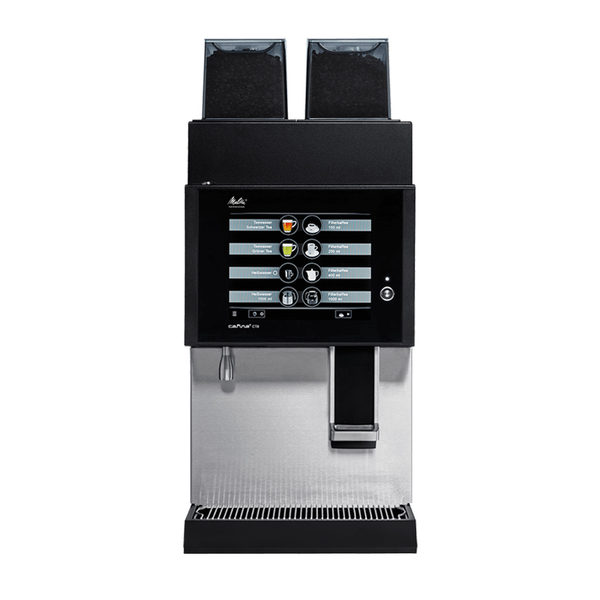 Melitta Cafina CT8-F fully automatic filter coffee machine, front view
