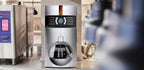 Melitta cup-breakfast fully automatic filter coffee machine, front view