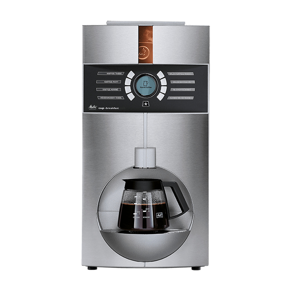 Melitta cup-breakfast fully automatic filter coffee machine, front view