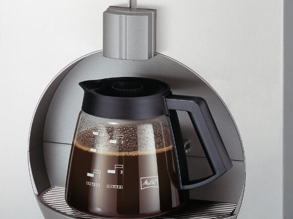 Melitta cup-breakfast fully automatic filter coffee machine, front view