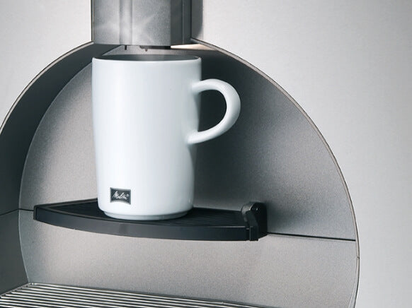 Melitta cup-breakfast fully automatic filter coffee machine, front view