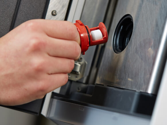 Melitta Cafina XT6 fully automatic coffee machine, front view