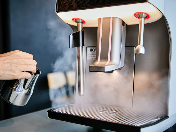 Melitta Cafina XT7 fully automatic coffee machine, front view