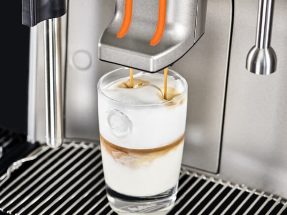 Melitta Cafina XT7 fully automatic coffee machine, front view