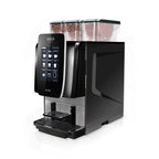 Gaggia G 100 fully automatic coffee machine, front view with a latte macchiato