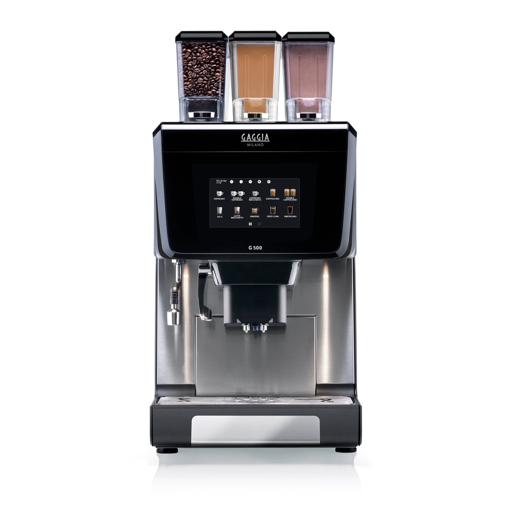 Gaggia G 500 fully automatic coffee machine, front view