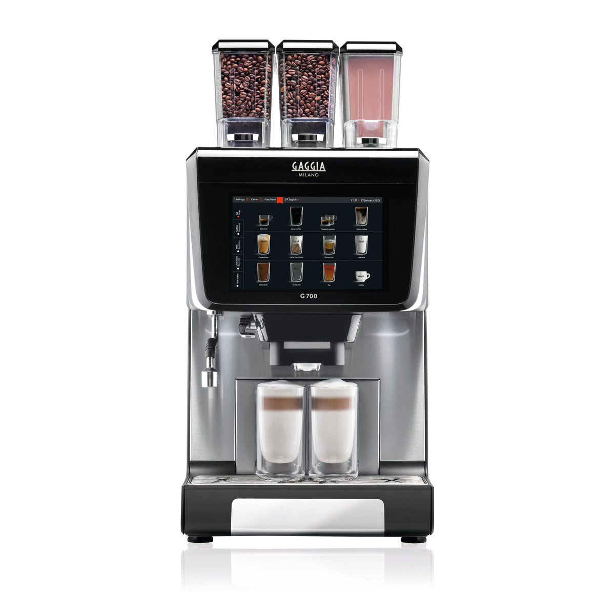 Gaggia G 700 fully automatic coffee machine, front view