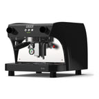 Gaggia Ruby Pro traditional espresso machine in black, three-quarter view