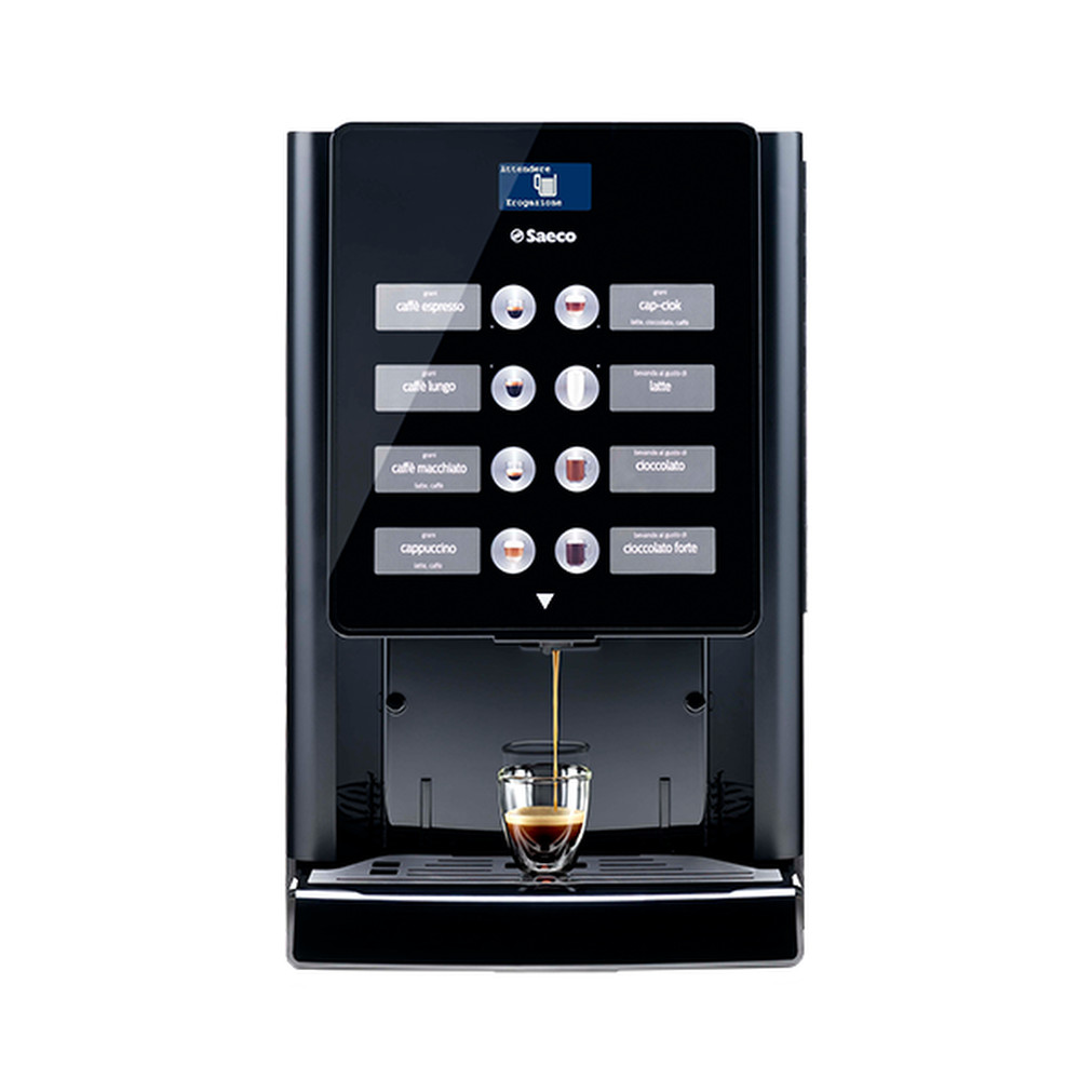 Saeco Iperautomatica Premium table-top bean-to-cup coffee machine, front view