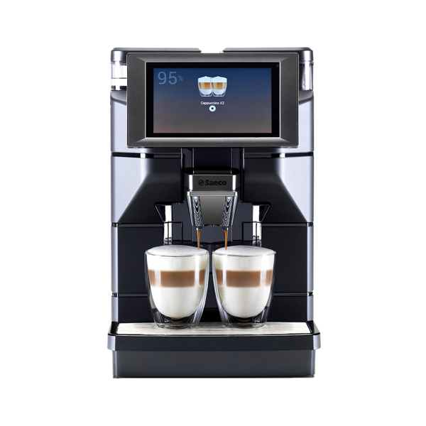 Saeco Magic M1 touchscreen bean-to-cup coffee machine, front view