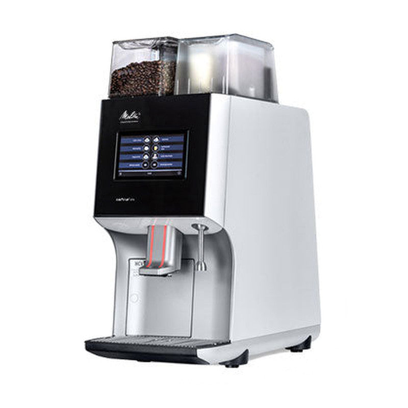 Melitta Cafina XT4 compact fully automatic coffee machine, front view