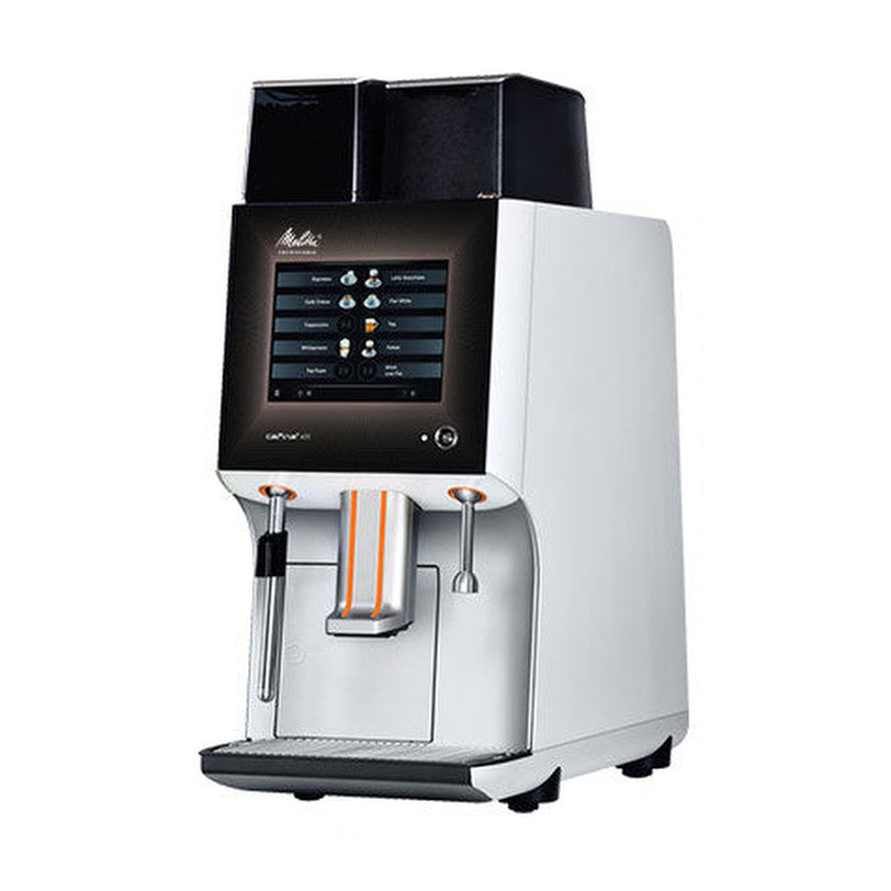 Melitta Cafina XT7 fully automatic coffee machine, front view