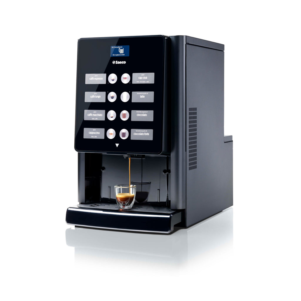 Saeco Iperautomatica Premium table-top bean-to-cup coffee machine, front view