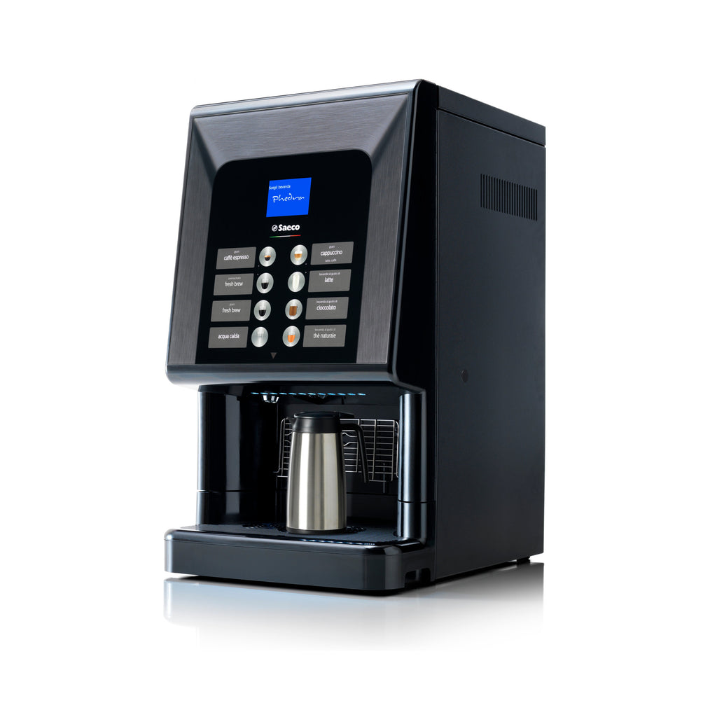 Saeco Phedra Evo TTT table-top bean-to-cup coffee machine, front view