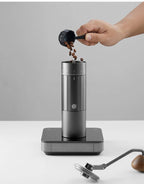 zeroHero Z5 X-Fold hand grinder in Avocado Green, side view