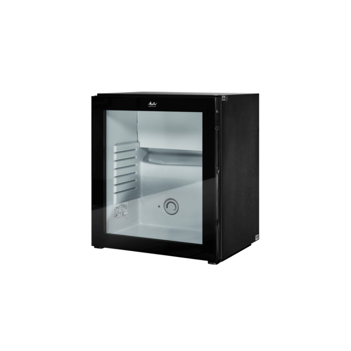 Melitta Cafina MC UT 20 L under-counter milk cooler with glass door, front view