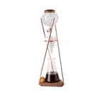 zeroHero Dingyuan Classic ice drip cold brew tower with wooden stand